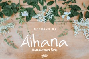 Aihana Handwritten Font Review for Makers