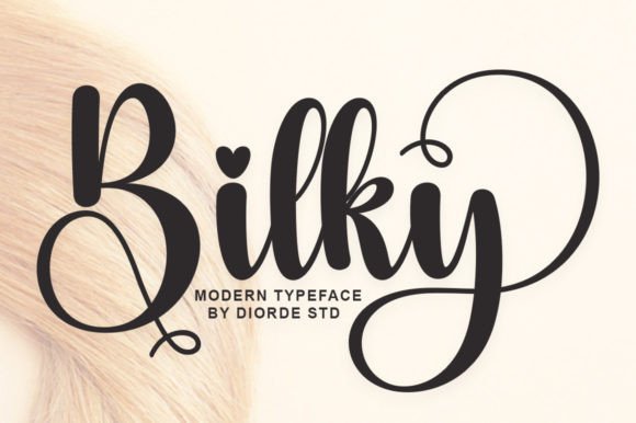 Bilky Font: Elegant Script for Editorial Design