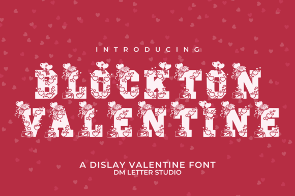 Blockton Valentine Font: Bold Branding for Playful Projects