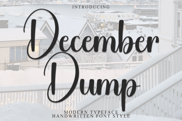 December Dump Font Review for Elegant Brand Identity