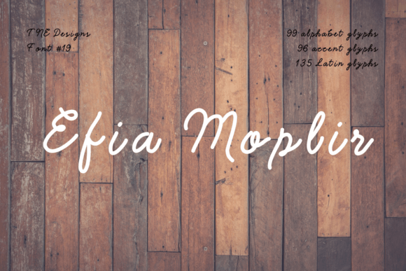 Efia Moplir Font: Friendly Script for Campaigns