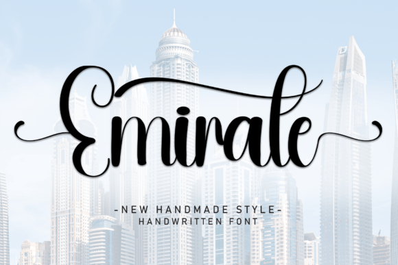 Emirate Font: Friendly Handwritten Style for Small Business Branding