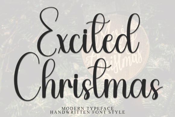 Excited Christmas Font for Elegant Brand Identity Design