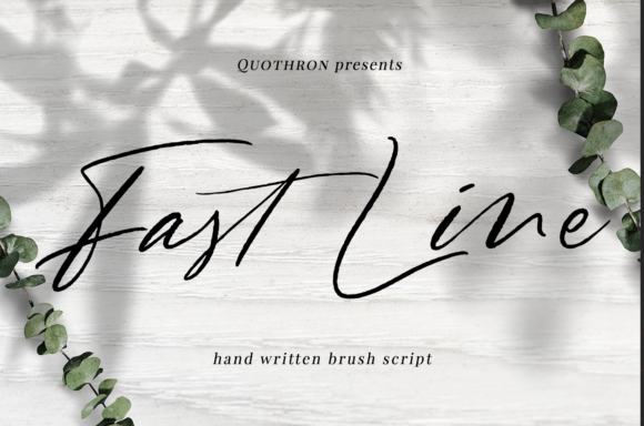 Fast Line Font: Elevating Small Business Branding