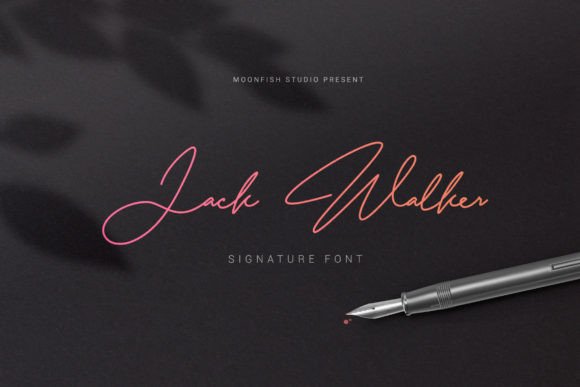 Jack Walker Font: Classy Script Handwritten Typography