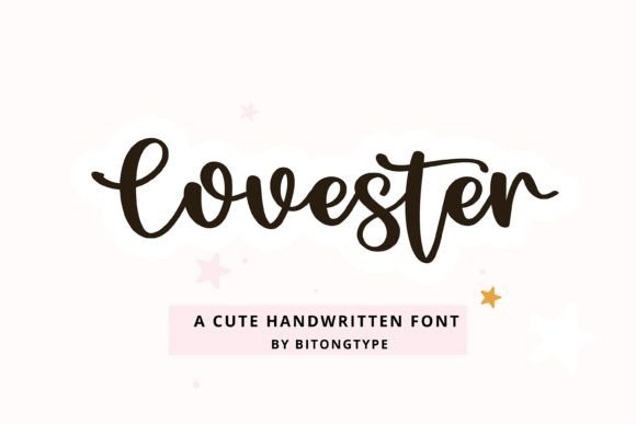 Lovester Font: Authentic Handwritten Style for Makers