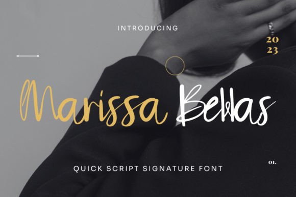 Marissa Bellas Font for Cozy Handmade Product Labels