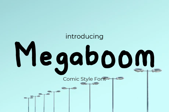 Megaboom Font: Versatile Handwritten Typography for Web Design