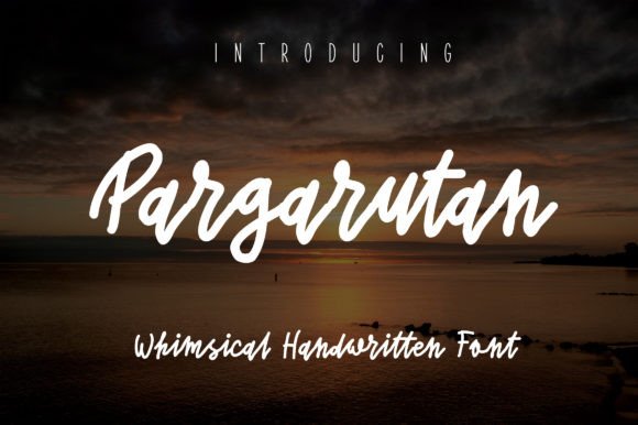 Pargarutan Font: Signature Script for Digital Branding