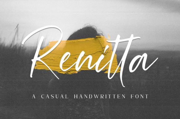 Renitta Font: Authentic Handwritten Script for Branding
