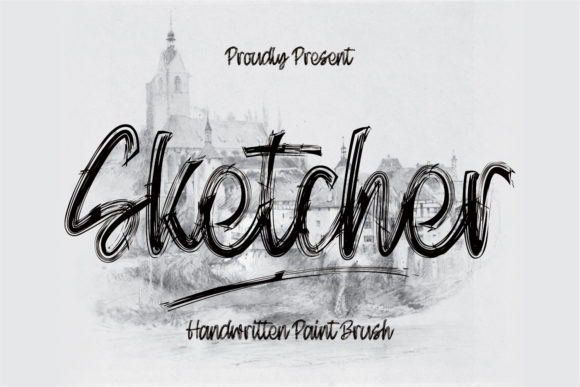 Sketcher Font: A Brush Pen Script for Handmade Labels