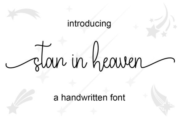 Star in Heaven Font for Editorial Design and Branding