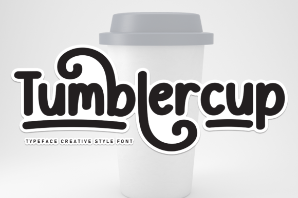 Tumblercup Font: Happy Handwritten Branding for Small Business